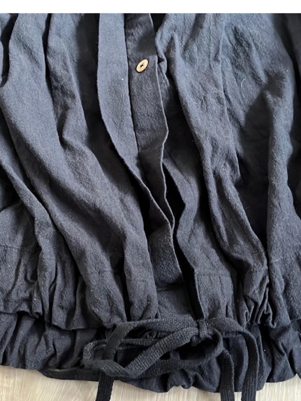 Free People Black Midi Skirt GUC - Picture 7 of 7